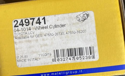 METELLI 04-1014 Wheel brake cylinder for TOYOTA VW 47550-26130 - Picture 8 of 8
