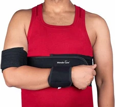Shoulder Immobilizer Padded Arm Sling Brace- Dislocated Shoulder Fracture_WC