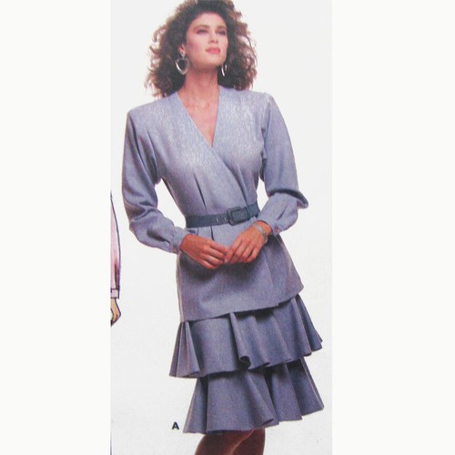 Vestido Butterick 5933 Talla 6-8-10 (Plus Petite) Ronnie Heller Costura Patrón Sin Cortar - Imagen 2 de 5