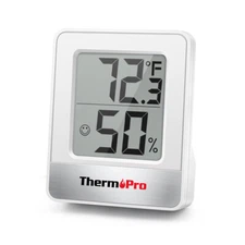 ThermoPro TP49W LCD Digital Indoor Mini Hygrometer Thermometer Humidity Monitor
