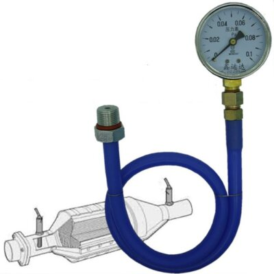 #ad #ad Three way Catalyst Pressure Tester Car Exhaust Presure Guage to Check if Blocked GBP 3.99