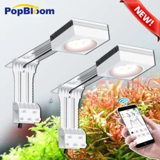 2PCS PopBloom RL90 WiFi Led Aquarium Light for Freshwater 48" 120cm Planted Tank