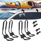 2 Pairs Heavy Kayak Roof Rack Canoe Boat Car Truck Top Mount Carrier J Cross Bar