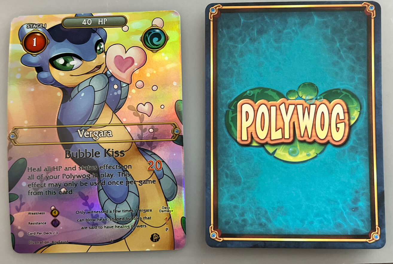 Polywog TCG Valentine's Promo Vergara FOIL SKETCH Version LIMITED 1/500  +bonus | eBay