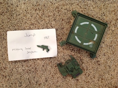 1982 GI Joe JUMP Mobile Jet Pack Propulsion Unit Playset incomplete - Picture 2 of 3