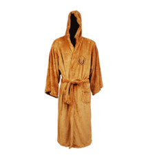Men Bathrobe Jedi Sith Hooded bathrobe Cloak Star war Soft Dressing Gown UK