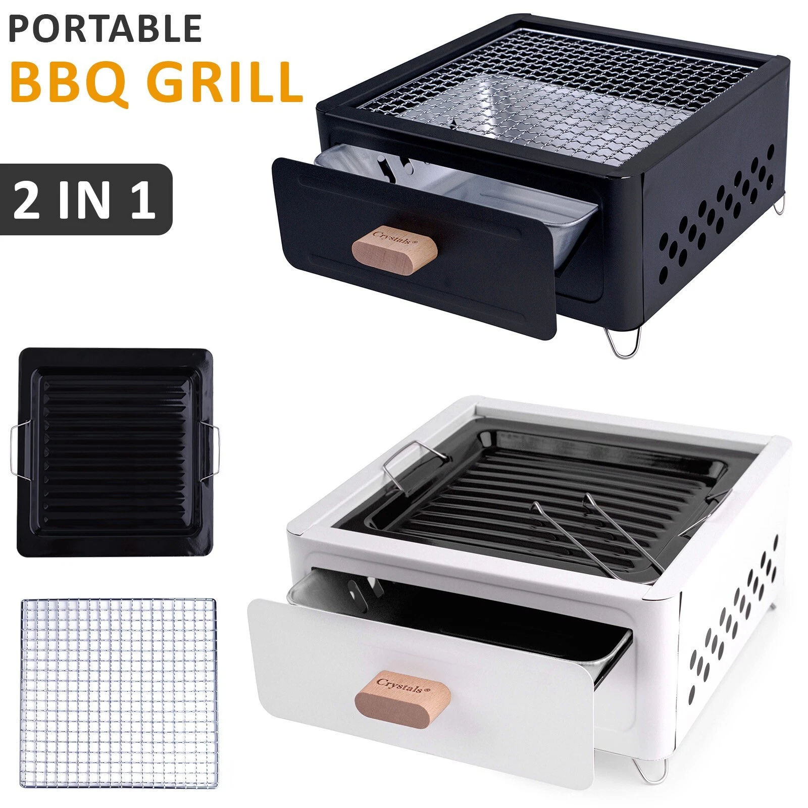 TABLETOP BBQ FOLDING CHARCOAL BARBECUE GRILL PORTABLE TRAVEL OUTDOOR PICNIC
Opens in a new window or