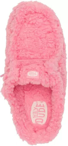 Hey Dude Plumeria Pink Wendy Slippers Women's 7 NWT
