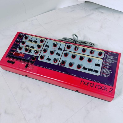 Clavia Nord Rack 2 Analog Synthesizer Pro Audio Equipment Red | eBay