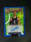 2023-24 Topps Finest Victor Wembanyama Rookies Auto Blue Geometric Refractor /99