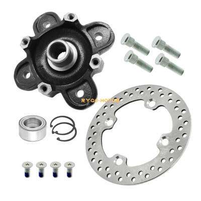 Front Wheel Hub Bearing Studs Brake Rotor for Polaris Ranger 1000 Crew XP 17-22