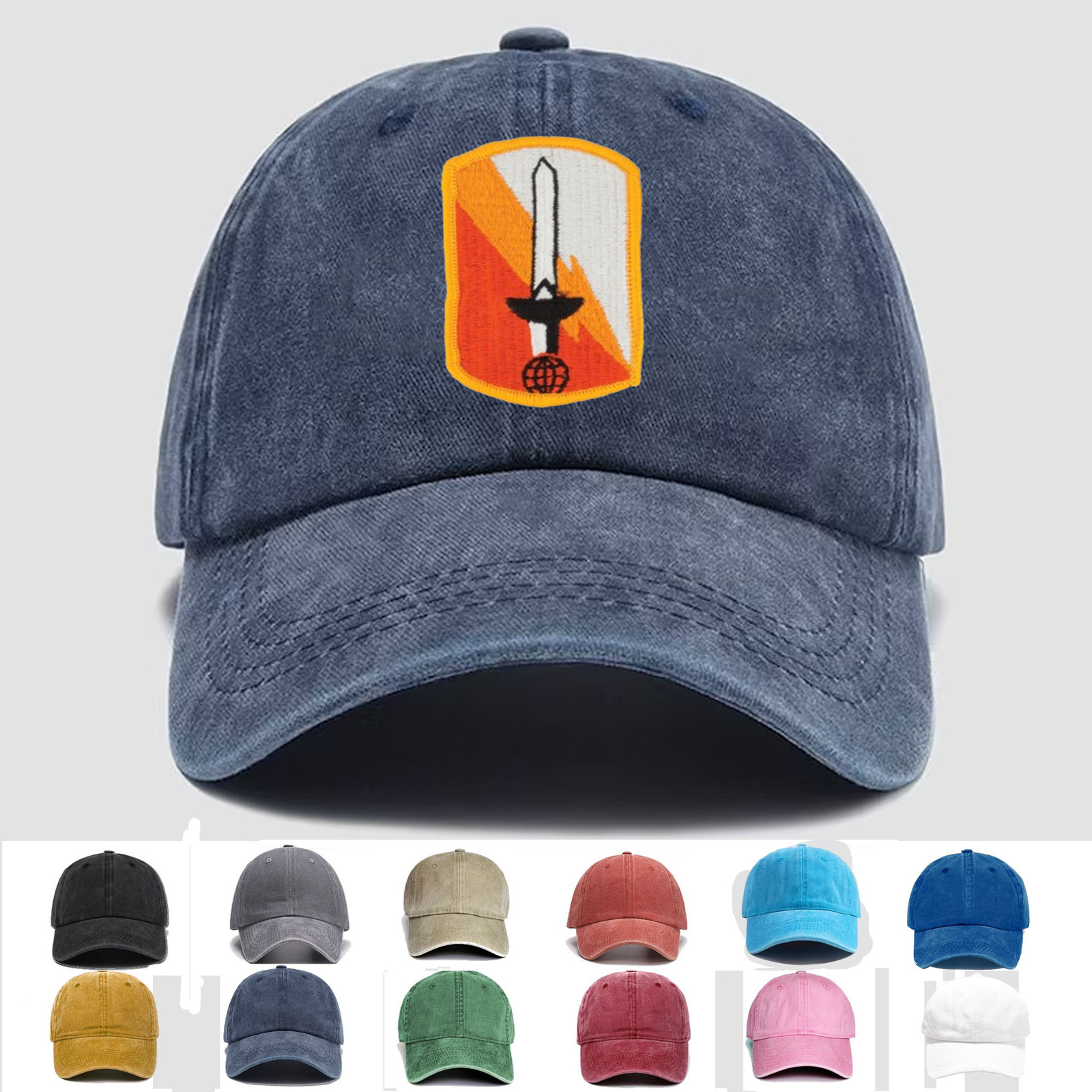 Custom Embroidered Hat 21st Signal Brigade, Veteran Cap, Trucker Hat, Gift Idea