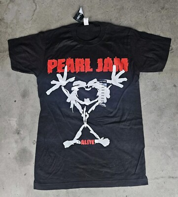 Pearl Jam Alive Stickman Album T Shirt Size L Tultex New With Tags Nwt