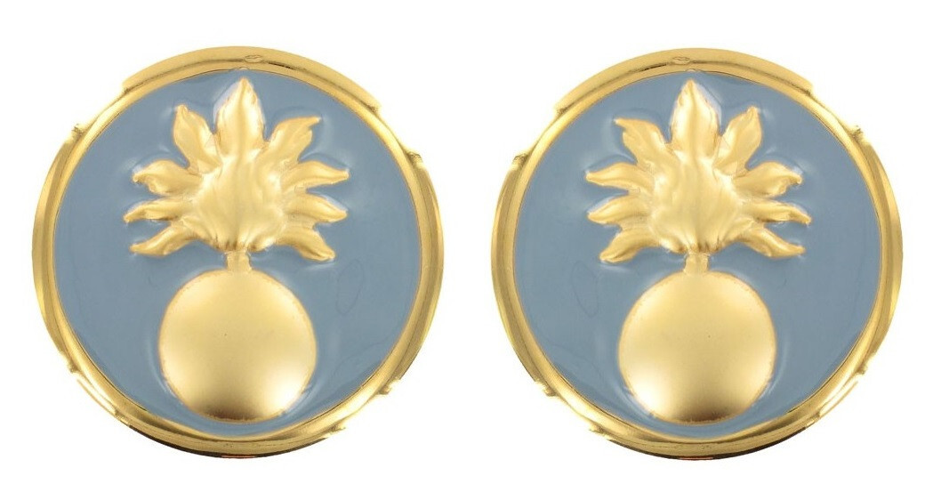 Cyr Coëtquidan Grand Uniforme Saint Cyr PAIRE D'INSIGNES DE COLLET