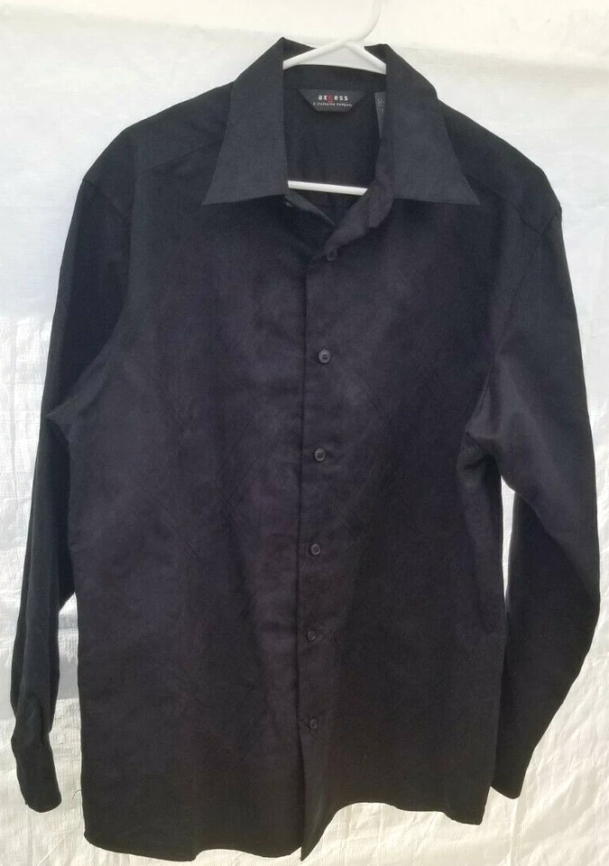 Camisa manga larga con botones Axcess para hombre talla L. Foto 4 de 4