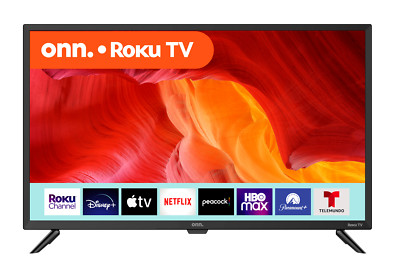 ONN 32'' inch LED Roku Smart TV HD 720P (2-Day Ship) 