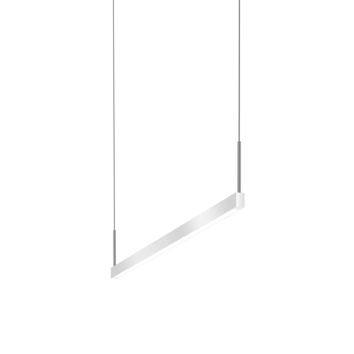 Sonneman Lighting Thin Line Pendant Light in Bright Satin