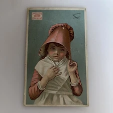 ANTIQUE Victorian Trade Card c1890 James Pyle's Pearline Soap