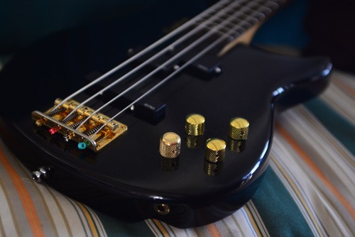 electric bass vintage Epiphone EBM 1 1989 - BLACK w/EMG PJ - AWESOME! - Imagen 10 de 13