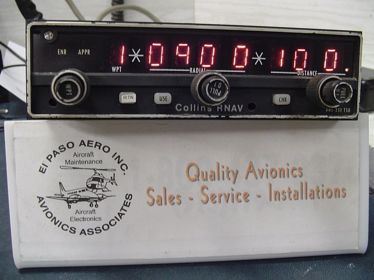 受信機 Collins RNAV ANS-351 TSO Collins ANS-351 PN:622-3767-001 RNAV Receiver W/ 8130