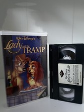 Lady and the Tramp - Original Disney Black Diamond Cover Animated VHS Movie