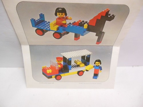 LEGO 197 Set Costruzioni Con Persone Foglio Istruzioni 1975 98368 Germania - Foto 4 di 4