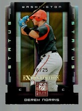 2008 Donruss Elite Extra Edition Status Gold #30 Derek Norris 16/25