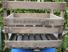 2x ALTE Bierkiste - Landhaus Holzkiste - Kiste - Regal - TOP DEKO - FUNDZUSTAND!