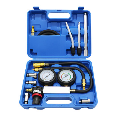 Cylinder Leak Down Tester Car Gasoline Engine Dual Gauge Leakdown