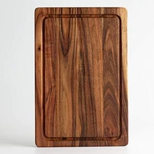  Wooden Cutting Board for Kitchen Acacia Wood Chopping Board for Meat, S