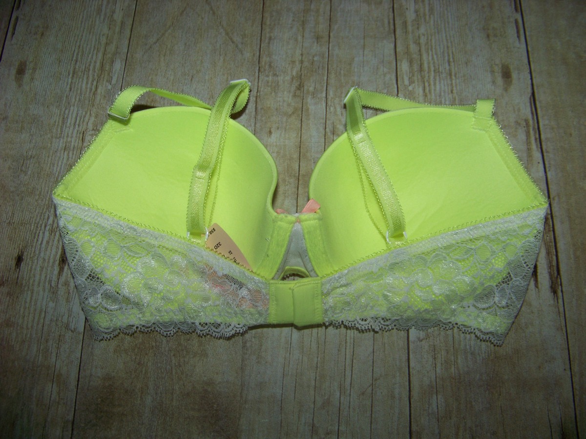 Soutien-gorge Victoria's Secret Dream Angels 32D Rembourré Décolleté Demi - Neuf Avec étiquettes