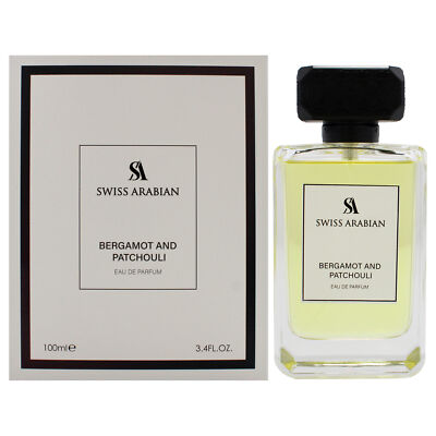 Bergamot and Patchouli by Swiss Arabian for Men - 3.4 oz EDP Spray Bergamot and Patchouli by Swiss Arabian for Men - 3.4 oz EDP Spray