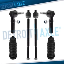 Front Inner Outer Tie Rod Ends for Chrysler Town & Country Dodge Grand Caravan