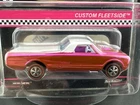 a 2022 Hot Wheels PINK CUSTOM FLEETSIDE Redline Club RLC 36th Convention LOOK HE