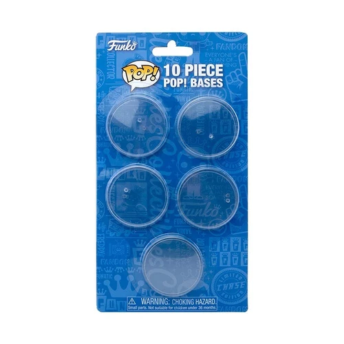 Funko Pop! Stand Bases - Clear, Pack of 10 (FUN51033)