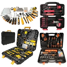 39/141/168 piece Hand Tool Kit Auto Repair Tool Set General Household Toolbox