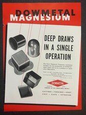 1941 Dow Chemical Company Dowmetal Magnesium Midland Michigan Vintage Print Ad