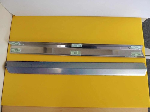 Stainless Steel Threshold Door Set For 88 98 1988 1998 Chevy GMC Truck Sill - Picture 4 of 4