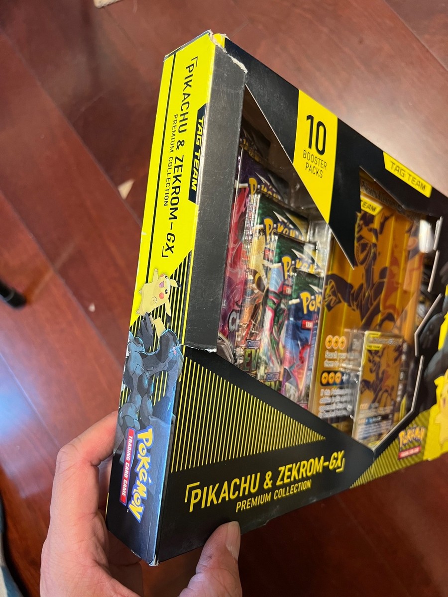 Pokémon Pikachu & Zekrom GX Tag Team Premium Collection Box (10