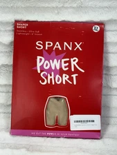 Spanx Women's Power Shaper Short Seamless Ultra Soft 6" Inseam Soft Nude XL