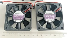 x2 SUNON KDE1206PHS3 12 Volt 1.2W Watt 16mm x 60mm Mini Fan