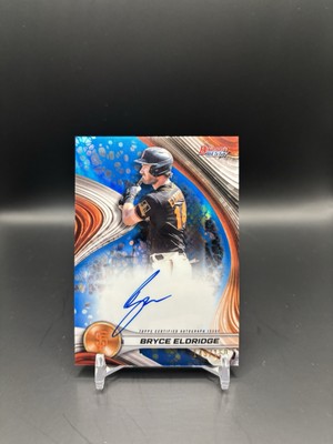Bryce Eldridge 2024 Bowman's Best Blue Refractor Auto /150 San Francisco Giants 