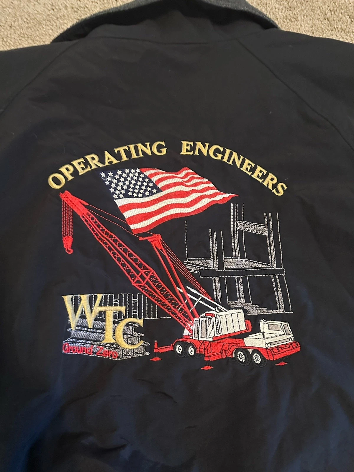 9/11 WTC Ground Zero Emergency Response Team - Operating Engineer’s Union Jacket - product detail image 8