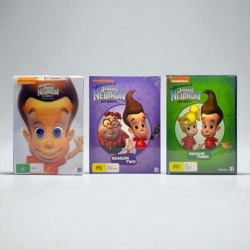 Jimmy Neutron Boy Genius: Serie Completa 1-3 DVDs - Región 4, NTSC - Nuevo Precintado - Imagen 1 de 24