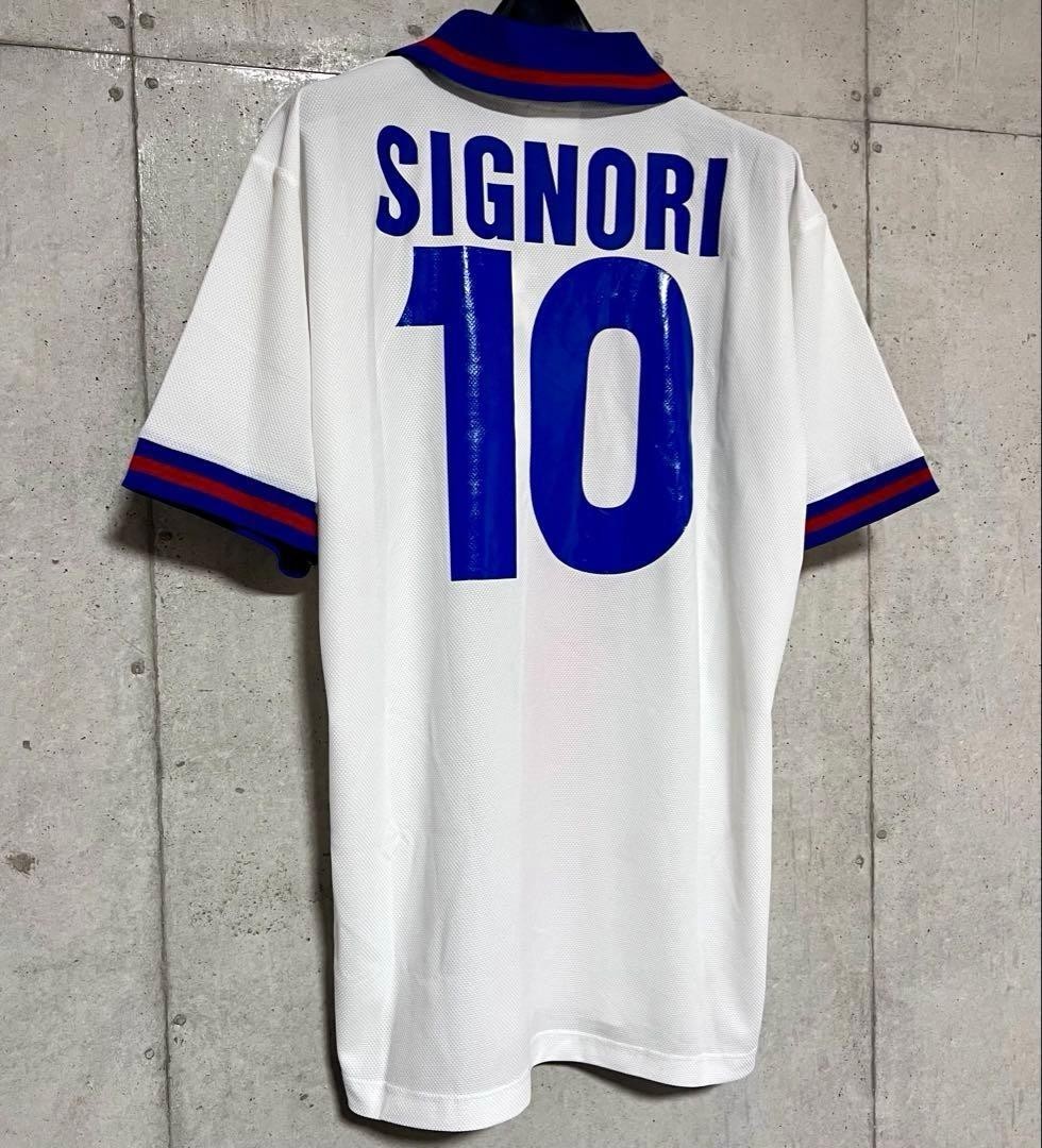 BFCボローニャ DIADORA バッジオ 10番シャツ M　おまけ付き Giuseppe Signori #10 Bologna FC 98/99 Away Jersey Diadora Size L