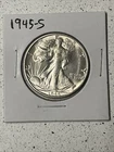 1945-S Walking Liberty Half. BU. Pretty. No reserve.