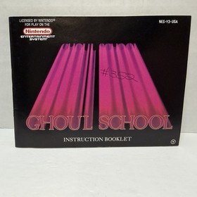 Ghoul School (Nintendo Entertainment System, NES, 1992) - Complete CIB 