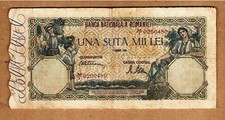 Banknote Romania 100000 lei , 1 aprilie  1946 , P 58 a  , see scan.