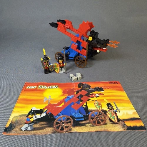 Lego 6043 Dragon Defenders, (Dragon Knights) 100% Complete + Instruction Manual