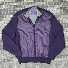 Men's Trench Windbreaker Cardigan Purple Slim Fit
